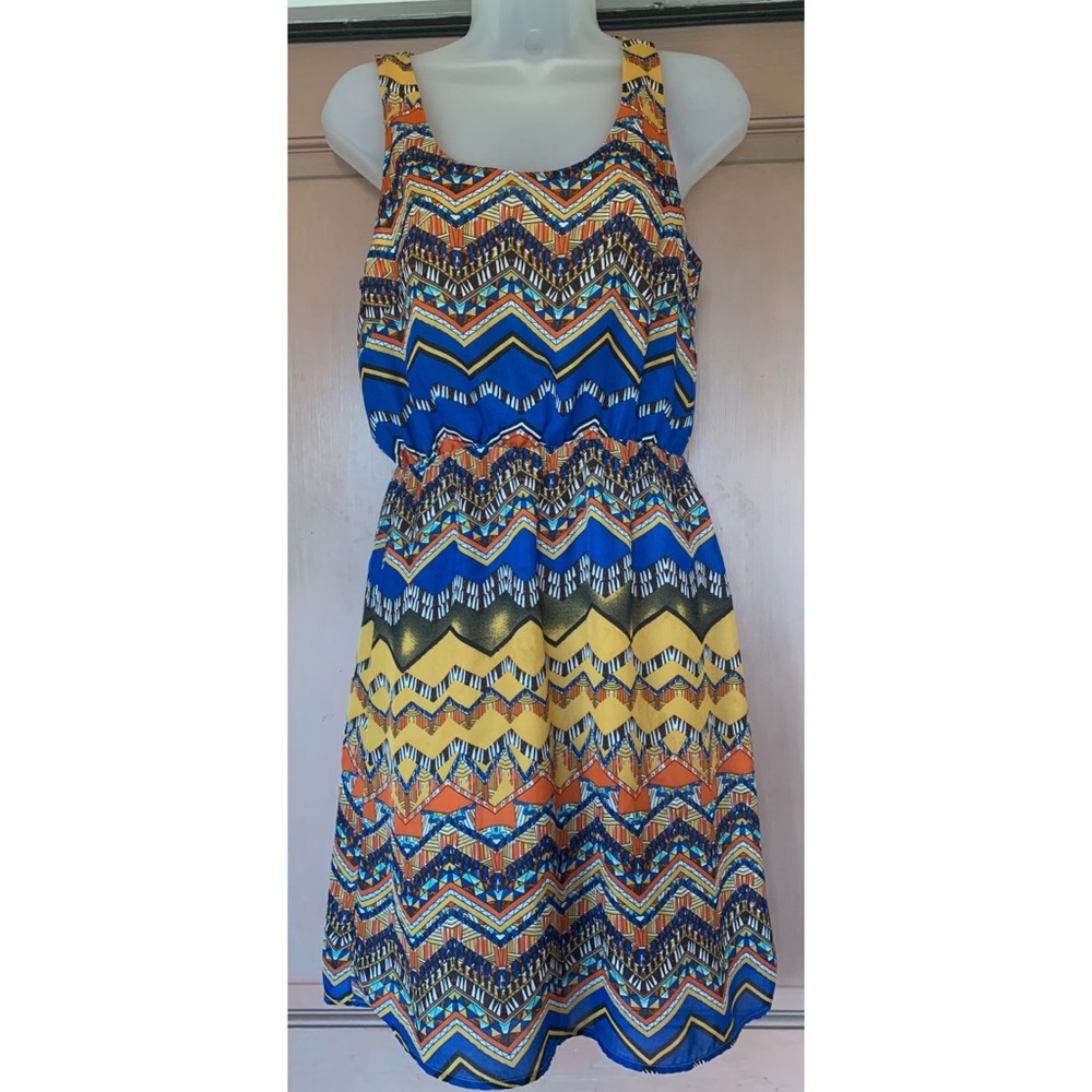 Anthropologie Hazel sleeveless Tribal Summer Dress
